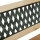 Banca gradina Garden Collections, 124x74x43 cm, cadru otel, lemn de plop, design minimalist